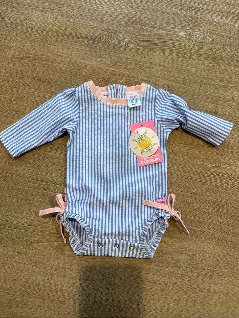 NWT Ruggedbutts Rufflebutt 0-3m Girl’s Bathing Suit